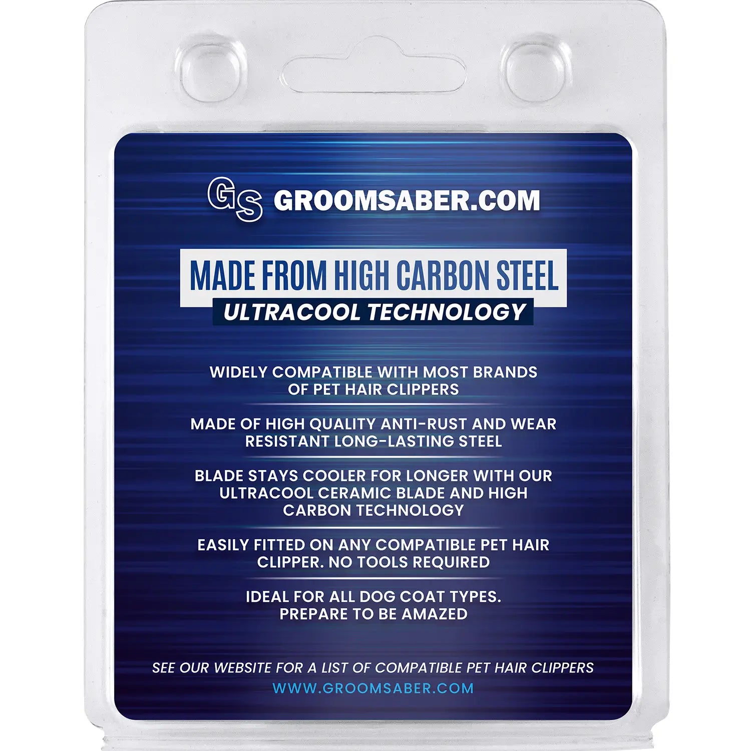 40# Blue Steel Dog Clipper Blade (0.25 mm)